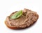 Bread with liver pate