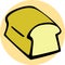 Bread loaf vector illustration