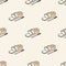 Bread Seamless Pattern Vector baked bakery wallpaper background