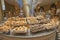 Bread selection at hotel buffet