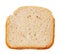 Bread slice with golden crust