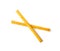 Bread Stick Isolated, Salted Breadstick, Crispy Grissini, Dry Homemade Pretzel, Bread Stick on White