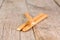 bread sticks grissini on wooden background