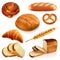 Bread vector icons