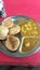 Bread vegetable in different ways for lunch in darbhanga bihar india