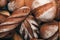 Bread wallpaper. Different kinds bread top view