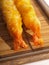 Breaded shrimp tails