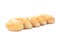 Breads twists donut, on white background