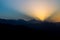 Break of dawn at the Annapurna Himalayan range, Nepal