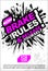 Break The Rules & Release Yourself , Motivational Lettering Quote Vector Poster, Banner, Flyer or Sticker Design Modern Illustrati