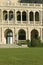 The Breakers, built by Cornelius Vanderbilt of the Gilded Age, as seen on the Cliff Walk, Cliffside Mansions of Newport Rhode