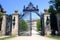 Breakers, built by Cornelius Vanderbilt of the Gilded Age, as seen on the Cliff Walk, Cliffside Mansions of Newport Rhode Island