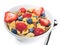 Breakfast bowl fresh fruits