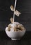 Breakfast Cereal and Milk Being Poured Into a Bowl