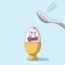 Breakfast Egg and Spoon