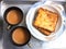 Breakfast french toast indian pakistani food bread with tea