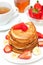 Breakfast at home with yummy buttermilk pancakes
