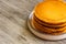 Breakfast - Pumpkin Pancake for autumn,fall and Halloween