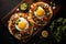 Breakfast Tostadas with egg