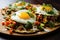 Breakfast Tostadas with egg