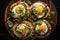 Breakfast Tostadas with egg