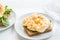 Breakfast with Wholemeal Bread Toast and Cloud Egg