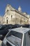 Breaking the law: illegal parking on a historical square in Matera, Italy