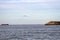 breakwater around sea port is made of concrete tetrapods