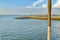 Breakwater at La Libertad Beach, Ecuador