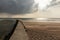 Breakwater at low tide