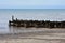 Breakwater, Overstrand, Cromer, Norfolk, UK