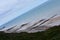 Breakwaters and North Sea, Overstrand, Cromer, Norfolk, UK