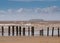 Brean Beach and the Island of Steep Holm, Somerset