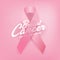 Breast Cancer Awareness Calligraphy Poster Design. World October Breast Cancer Awareness Month Banner.