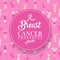 Breast Cancer awareness diverse pink women card