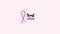 Breast Cancer Awareness help quote 2d animation