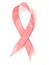 Breast cancer awareness pink ribbon