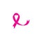 breast cancer awareness,ribbon logo vector template-vector