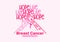 Breast cancer awareness vector design