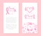 Breast Cancer Card Template, Don't Give Up Motivational Quote, Banner, Brochure, Flyer, Magazine Cover Design Cartoon