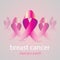 Breast cancer pink ribbon