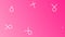 Breast Cancer pink ribbon background animation