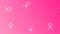 Breast Cancer pink ribbon vertical background