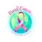 Breast cancer ribbon and world awareness women background