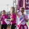 Breast Cancer Survivor at Awareness Event