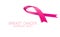 Breast canser. Pink ribbon. National Breast Cancer Awareness Month