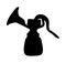 Breast pump silhouette vector symbol icon design.