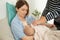 Breastfeeding consultant supports young mother to overcome problems