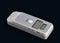 Breath alcohol tester isolated on black closeup