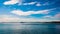 Breath taking View to the Blue Water on the Ferry  Boat to Tierra Del Fuego, Chile